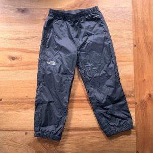 North Face gray rainpants, 4T